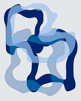 Lumnious Blue Shapes