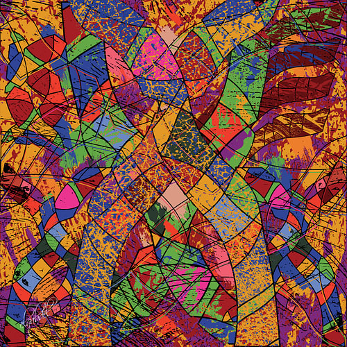 Geometrische Formen Wandkunst für Ihre Raumgestaltung