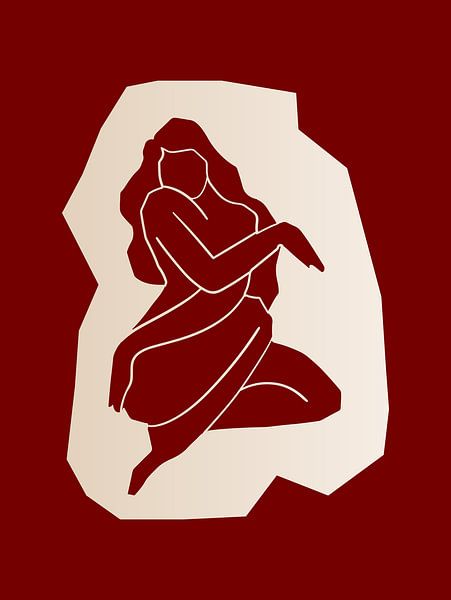 Silhouette einer Frau von ArtDesign by KBK