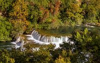 Krka Waterval, Kroatië van Adelheid Smitt thumbnail