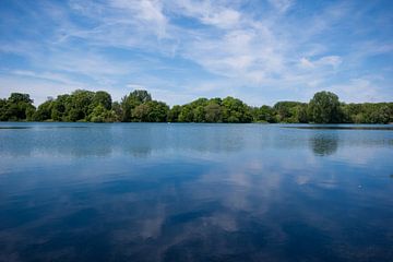 Lake and a blue sky by Malte Pott