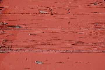 abblätternde alte Farbe auf einer Holzwand von Heiko Kueverling