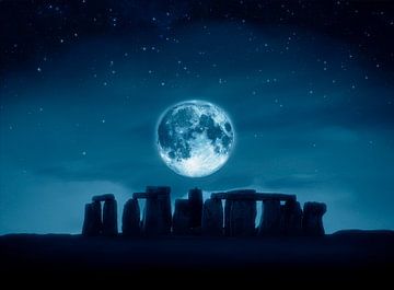 stonehenge vollmond von Markus Gann