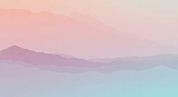 Peinture abstraite avec des dégradés de pastel doux