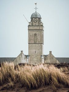 Vieille église à Katwijk sur Dirk van Egmond