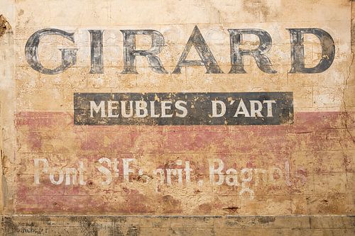 Franse muurschildering