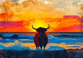 Scottish Highlander Highland Cow Cattle by Niklas Maximilian