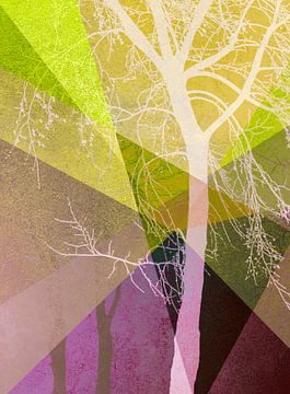 P22-A TREES AND TRIANGLES van Pia Schneider