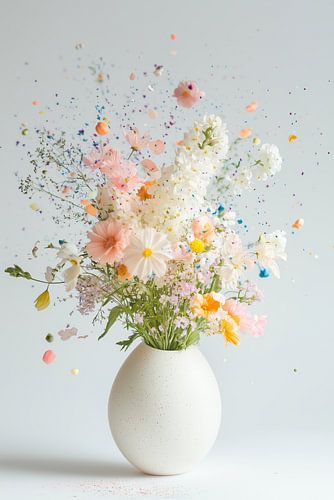 Flowers in a moment of magic