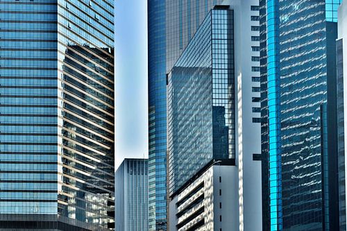 Office Building windows Hong Kong