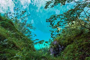 Blick auf den Obersee im Berchtesgadener Land