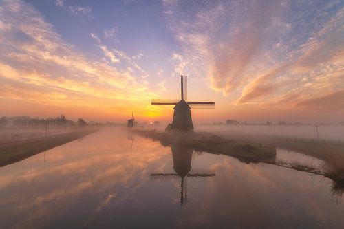 Windmill Sunrise Alkmaar