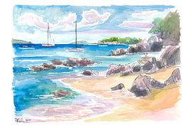 Lune de miel à Salmon Bay St. John US Virgin Islands