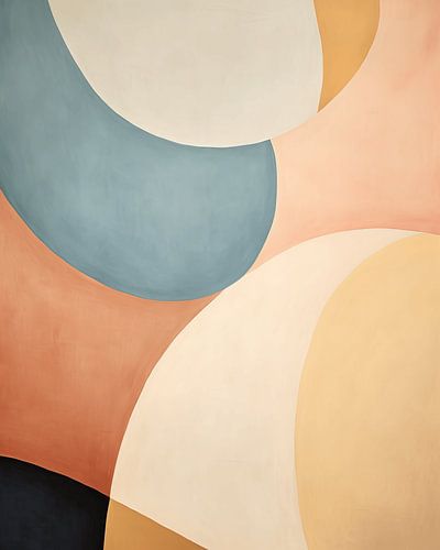 Moderne und abstrakte Formen im Bohème-Stil