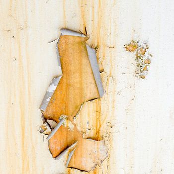 Rostiges Weiß und Gelb - Studie 4