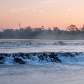 Ruhr-stuw Birschelsmühle, Hattingen, Noordrijn-Westfalen, Duitsland van Alexander Ludwig