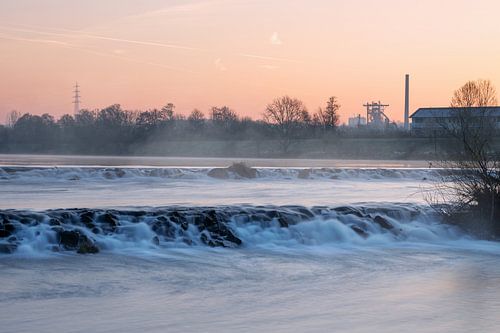 Birschelsmühle Weir, Hattingen, North Rhine-Westphalia, Germany by Alexander Ludwig