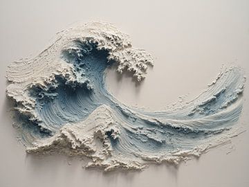 The big wave by Thea