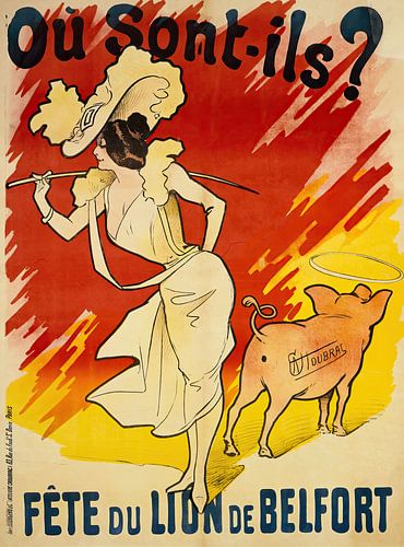 Alfred Choubrac - Où Sont-Ils,Fete Du Lion De Belfort (1880-1900)