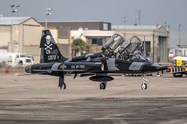 After spending the night at Ellington Airport, this beautiful Northrop T-38 Talon is on its way back by Jaap van den Berg
