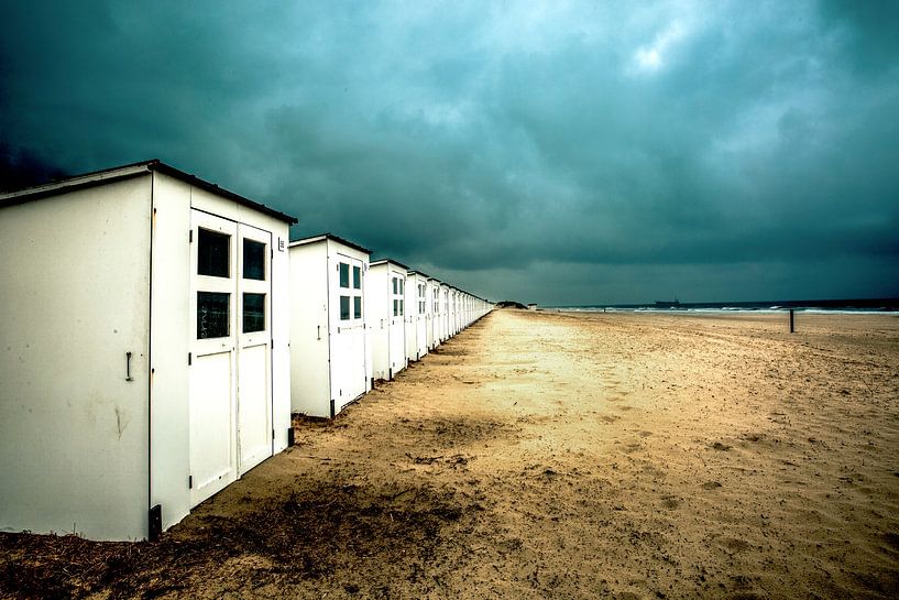 Strandhuisjes Texel van Simone Karis