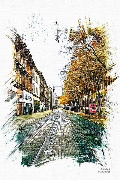 L'automne en ville par Dietmar Meinhardt