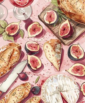 Fig cheese board by studio snik.