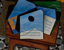 Juan Gris, Guitar on a table - 1915 by Atelier Liesjes
