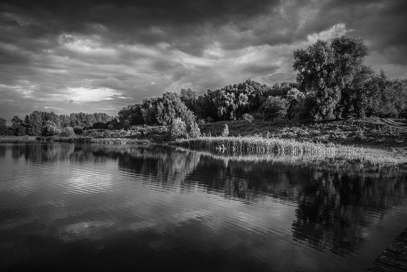 Blauwe Kamer (Zwart Wit) by Joram Janssen