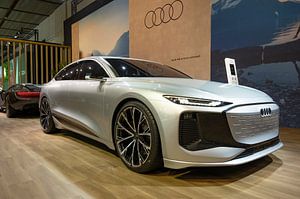 Audi A6 e-tron concept - futuristische vollelektrische Limousine