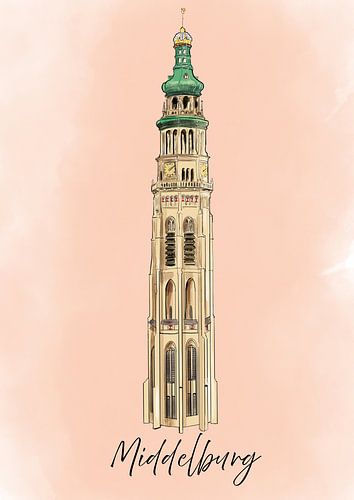 Illustration of Lange Jan Middelburg