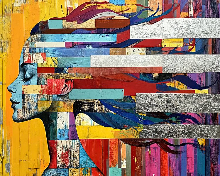Porträt einer Frau von Wunderbare Kunst