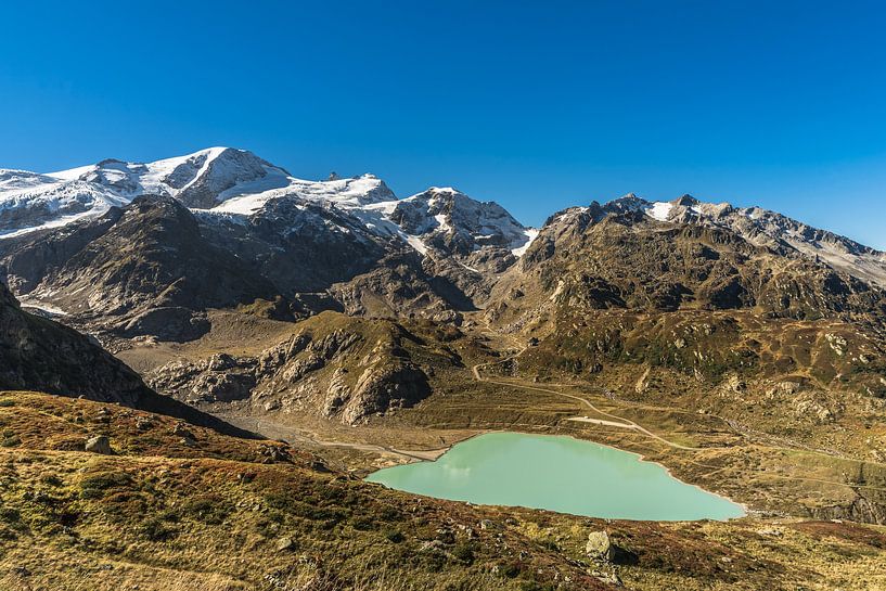 Gebirgslandschaft am Sustenpass in der Schweiz von Conny Pokorny