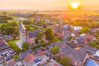 Zonsopkomst boven Bedum