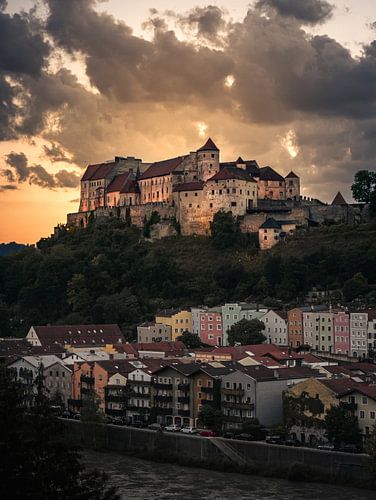 Burghauser Altstadt mit Burg