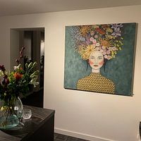 Customer photo: Flowers on my mind by Kris Stuurop, on artframe