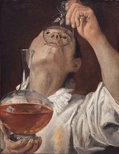 Annibale Carracci, Trinkender Knabe, 1582-1583