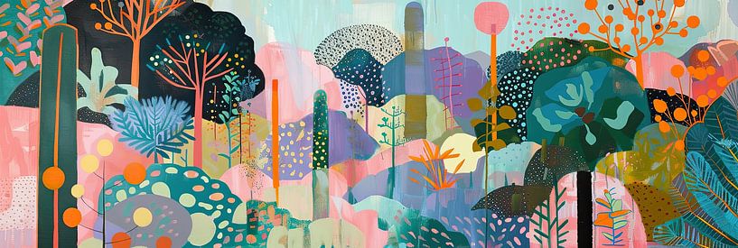 Plants boho by Wonderful Art