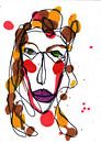 Ink faces3 van MY HAPPY SOUL ART thumbnail