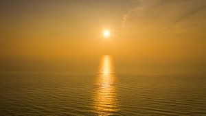 Midzomernacht zonsondergang
