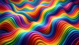 Les couleurs en mouvement, spectre de l'unité sur AidasignArt