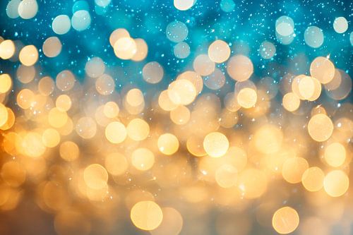 Twinkelende lichtjes in zachte kleuren
