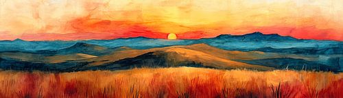 Sérénade du crépuscule safrané