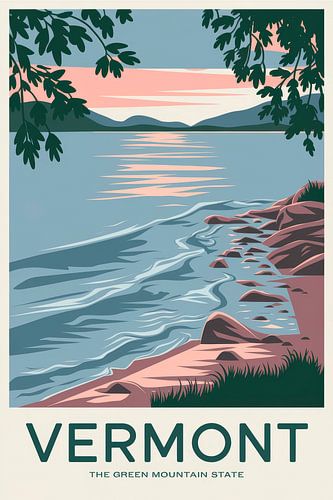 Vermont Vintage Reisposter
