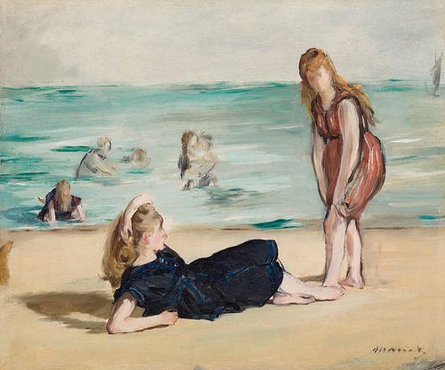 Op het strand, Édouard Manet