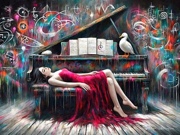 Die Pianistin und die weiße Ente von Siegfried Schreck