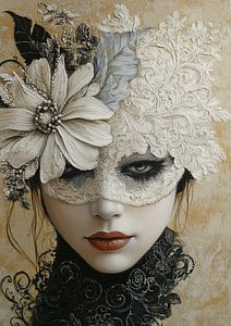 Mystérieuse femme au masque