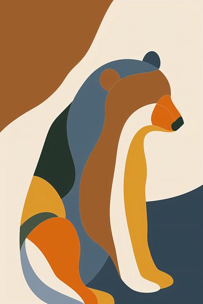boho bear by Imperial Art House