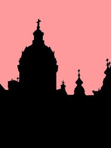 Strange glow and sillioutes by Peter Bartelings