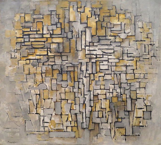 Composition VII, Piet Mondrian - 1913 par Het Archief